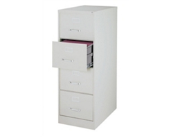 26.5"D Four Drawer Legal Vertical File