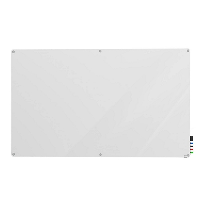 Ghent Harmony Glass Whiteboard with Radius Corners, 8x4