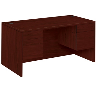 Double Pedestal Desk - 60"W x 30"D