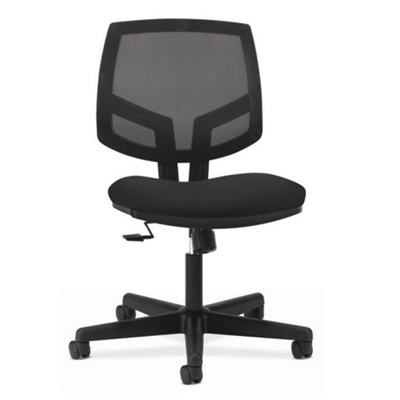 HON Volt Armless Mesh and Fabric Task Chair with Synchro Tilt