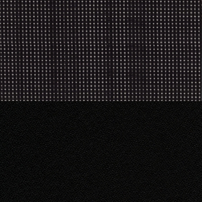 Black Mesh/Black Fabric