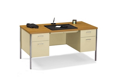 60 X 30 Double Pedestal Steel Desk By Hon Nbf Com