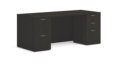 Mod Double Pedestal Desk - 72"W x 30"D