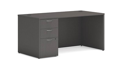 Mod Single Pedestal Desk - 60"W x 30"D