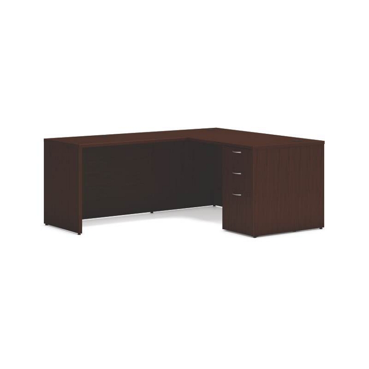 Mod Single Pedestal L-Shaped Desk - 60