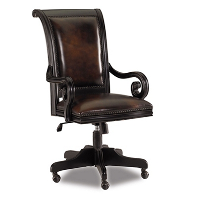 Traditional Leather Office Chair By, Traditional Leather Office Chair
