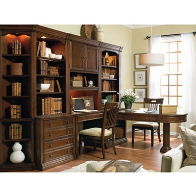 Classic Peninsula Desk Office Set By Hooker Furniture Nbf Com