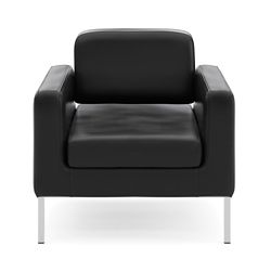 Club Chair in Bonded Leather