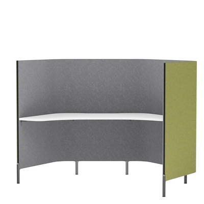 Softpod 4 Divider Workstation - 65"Wx72"D