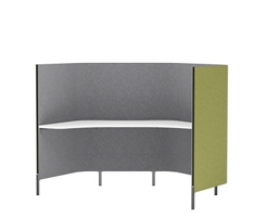 Softpod 4 Divider Workstation - 65"Wx72"D
