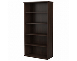 Hybrid 5-Shelf Bookcase - 36"W