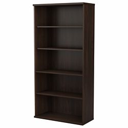 Hybrid 5-Shelf Bookcase - 36"W