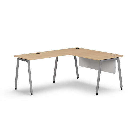 Holloway 59" L-Shaped Table Desk – 59"Wx71”D