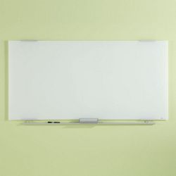 48"W x 36"H Tempered Glass Dry Erase Markerboard
