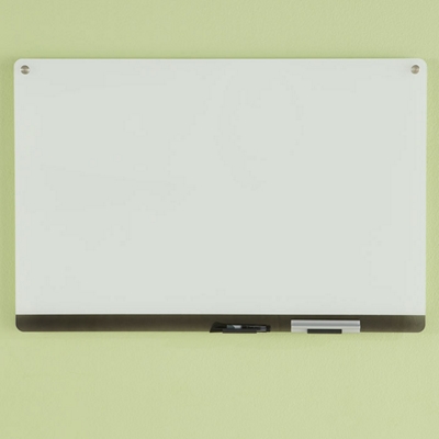 24"W x 36"H Tempered Glass Dry Erase Markerboard