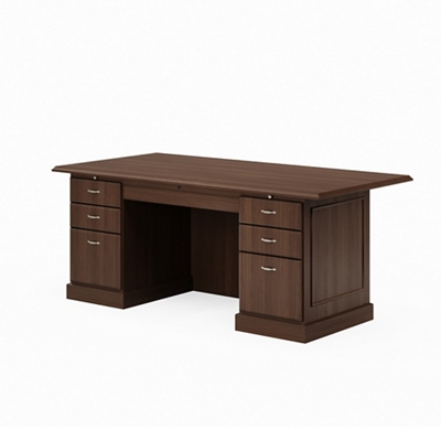 Liberty Double Pedestal Desk - 72"W x 36"D