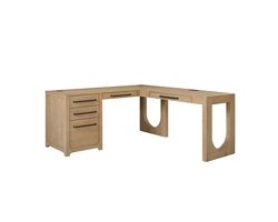 Canyon Drive L-Shaped Desk - 68"W x 72"D