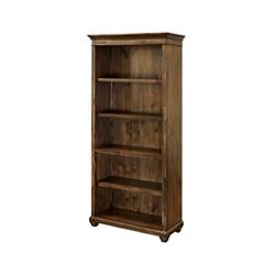 Porter 4-Shelf Open Bookcase – 35"W x 74”H