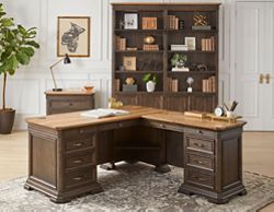 Anderson L-Shaped Desk 3-Piece Office Furniture Set