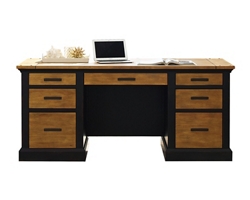 Toulouse Double Pedestal Desk - 68"WX30"D