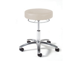 Physician Exam Stool with 360 Hand Lever and Aluminum Base