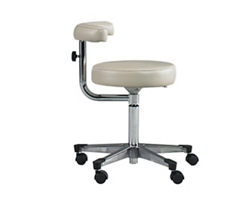 Physician Exam Stool with Procedure Arm and Composite Base