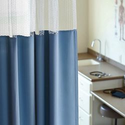 Solid Print Privacy Curtain- 102"W x 74"H