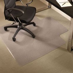 Standard 46" x 60" Chair Mat with Lip for Carpet