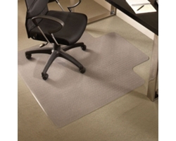 Standard 46" x 60" Chair Mat with Lip for Carpet