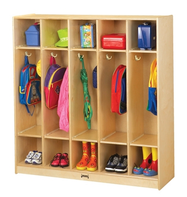 Children's 5 Section Coat Locker