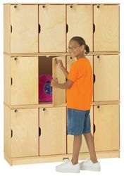 Children's Triple Stacking 5 Section Lockers
