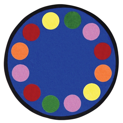 Lots of Dots 7'7" Round Area Rug