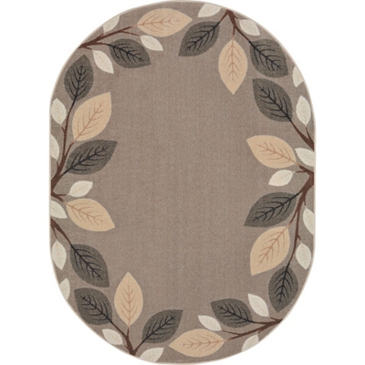 Breezy Branches 5'4" x 7'8" Oval Area Rug