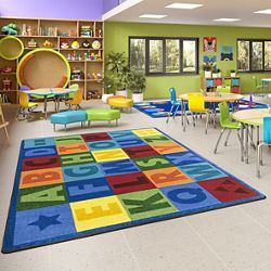 Colorful Learning 10'9" x 13'2" Area Rug