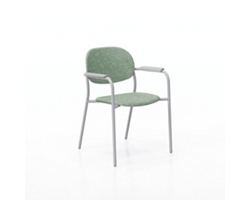Tioga Guest Chair with Arms - PET Felt Seat and Back