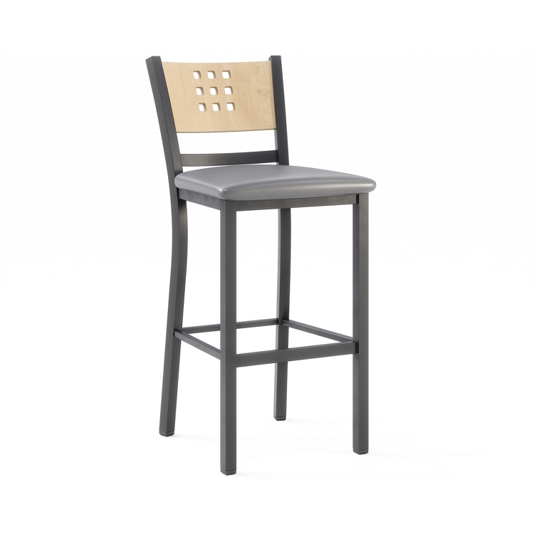 Cafe au Lait Bar Height Oversized Stool