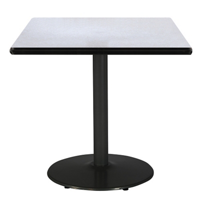 Square Table with Black Base - 30"W x 30"D
