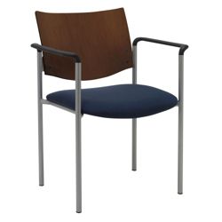 Wood Back Guest Chair