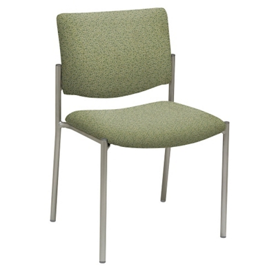 Armless Upholstered Back Guest Chair