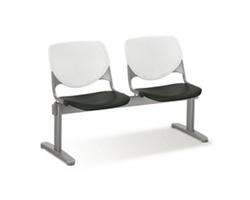 Figo Beam Seating with Two Polypropylene Seats