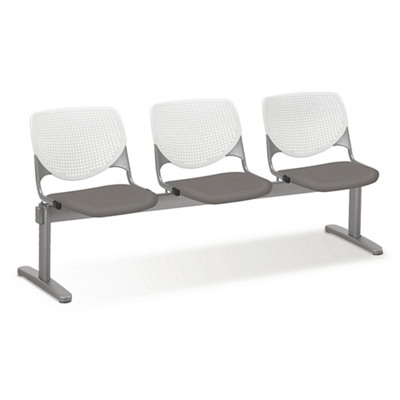 Figo Beam Seating with Three Fabric or Vinyl Seats