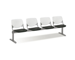 Figo Beam Seating with Four Polypropylene Seats