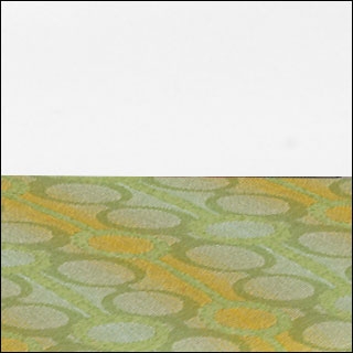 White Seat/Limeade Fabric