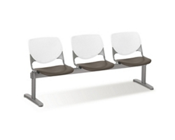 Figo Beam Seating with Three Polypropylene Seats