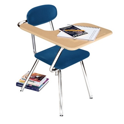 Student Chair Desk With Right Tablet Arm By Ki Furniture Nbf Com