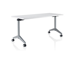 Pirouette Rectangular Flip-Top Training Table - 60"W x 30"D