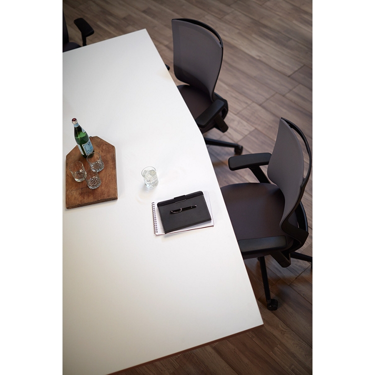 Pirouette Double Chevron Mobile Table - 72