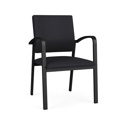 Vinyl discount guest chair