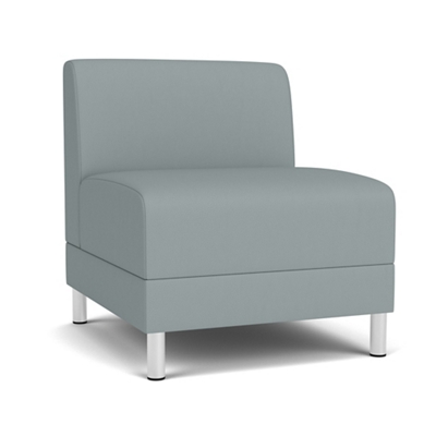 Social Armless Guest Chair in Standard Upholstery