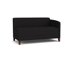 Social Left Arm Loveseat in Standard Upholstery